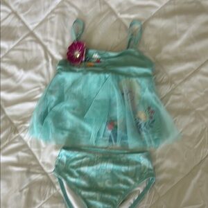 Disney Kids Frozen Tankini with Floral Accent